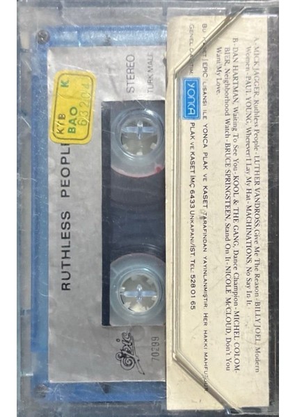 Kaset Ruthless People Soundtrack Kaset fiyatları