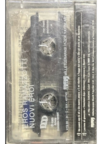 Kaset Eros Ramazotti Nouvi Eroi Kaset fiyatları