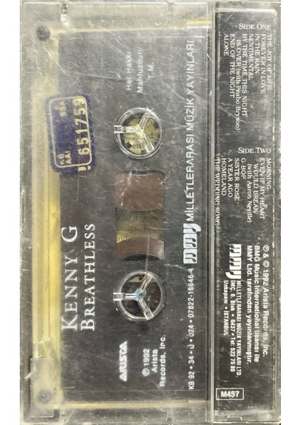 Kaset Kenny G Breathless Kaset fiyatları