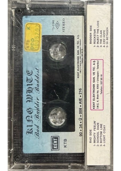 Kaset King White Bad Badder Baddest Kaset