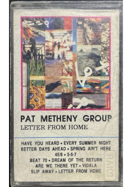 Kaset Pat Metheny Group Letter From Home Kaset