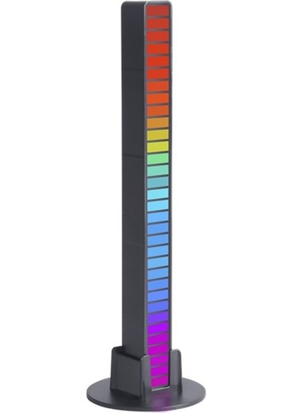 Sese Duyarlı 32 LED Şarjlı Rgb Ekolayzer 8 Mod Ambiyans Çubuğu