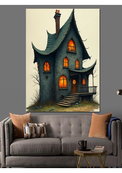 Perili Köşk Dekoratif Kanvas - Mdf Ahşap Tablo fiyatları