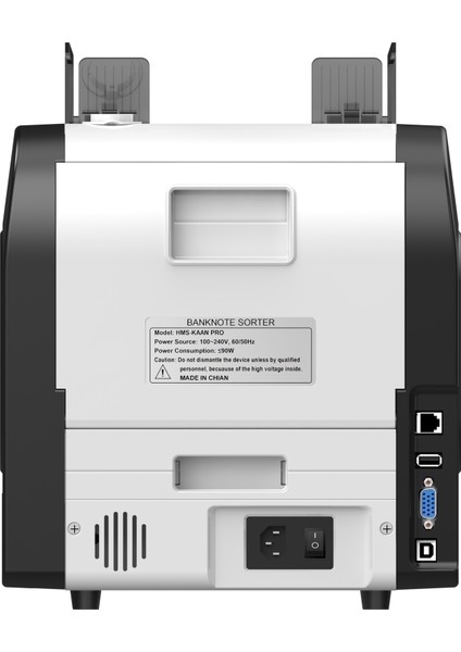Kaan Pro Black (Printer’lı) Para Sayma Makinesi 25 Ülkeli 1+1 (Müşteri Ekranlı)