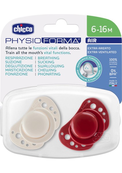 Physioforma Air 2'li Silikon Emzik 6- 16 Ay