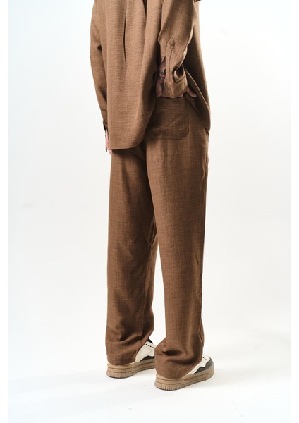 Erkek Sofia Baggy Pantolon Kahve
