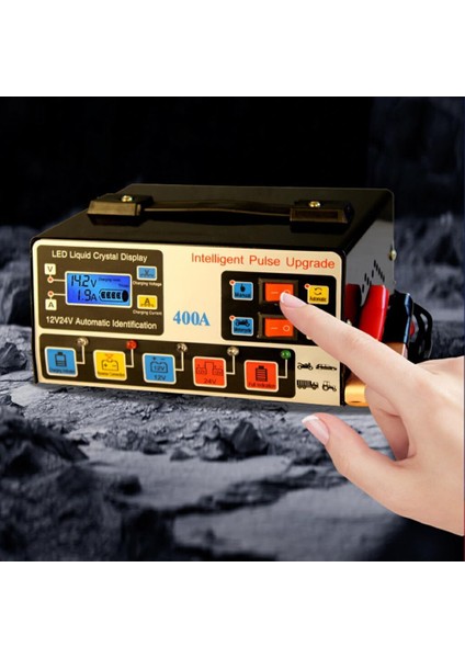 12 Volt Akıllı Akü Şarj Cihazı Akıllı Araç Akü Şarj Cihazı Çok Yönlülük ve Enerji Verimliliği Kurulumu Kolay Araç Akü Şarj Cihazı 12V Elektrikli Araç Şarj Cihazı