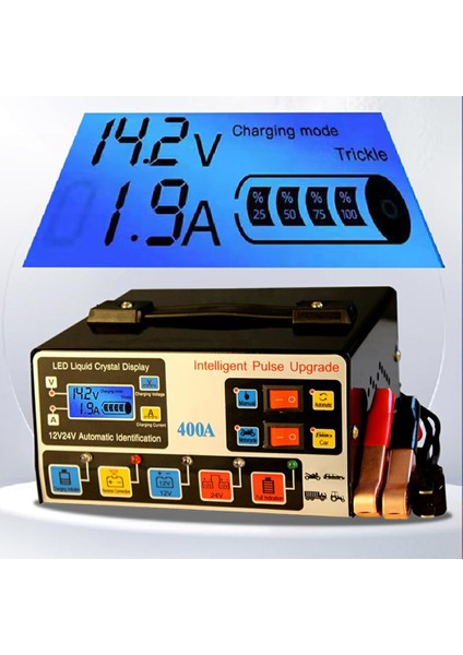 12 Volt Akıllı Akü Şarj Cihazı Akıllı Araç Akü Şarj Cihazı Çok Yönlülük ve Enerji Verimliliği Kurulumu Kolay Araç Akü Şarj Cihazı 12V Elektrikli Araç Şarj Cihazı