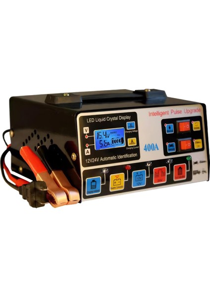 12 Volt Akıllı Akü Şarj Cihazı Akıllı Araç Akü Şarj Cihazı Çok Yönlülük ve Enerji Verimliliği Kurulumu Kolay Araç Akü Şarj Cihazı 12V Elektrikli Araç Şarj Cihazı