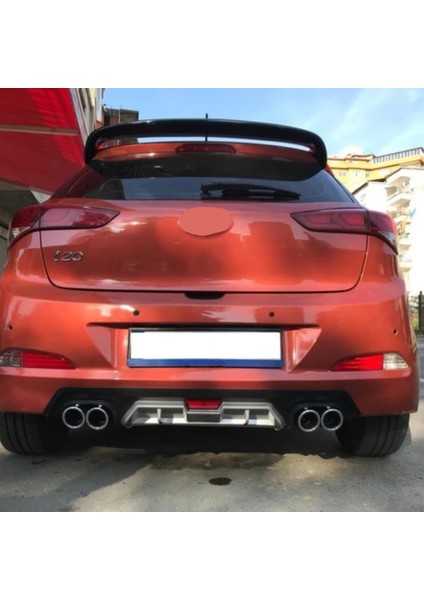 Hyundai i20 Difüzör Arka- Krom | 2014-2019 Arası, HB modelleri