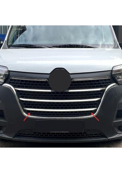 Renault Master Ön Panjur - Krom (4 Parça) | 2021-2024 Arası modelleri