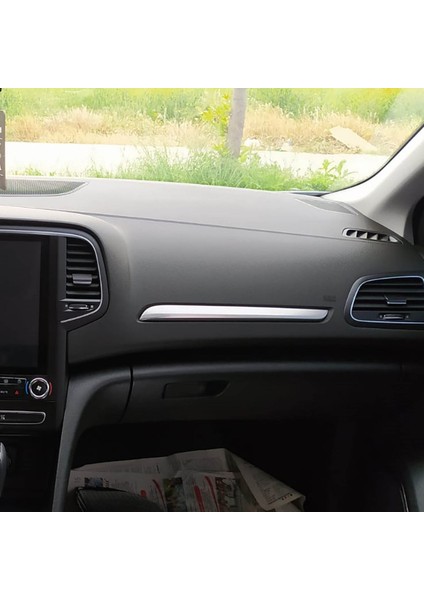 Renault Megane 4 Ön Konsol Çıtası - Krom Taşlı | 2016 ve Sonrası, HB/SD modelleri