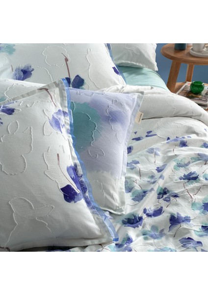Mood Comfort Hazeran Tek Kişilik Nevresim Takımı Mavi modelleri