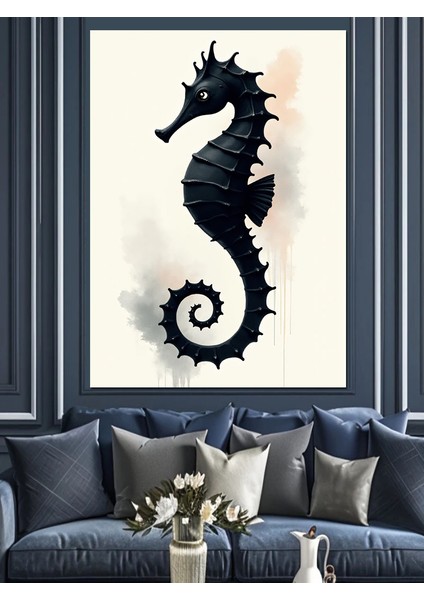 Denizatı Silueti Dekoratif Kanvas - Mdf Ahşap Tablo