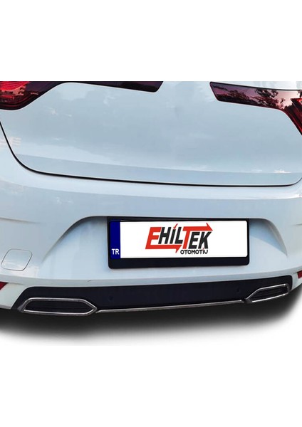 Renault Megane 4 Egzos Çerçevesi - Krom/Plastik (2 Parça) | 2016-2020 Arası, HB fiyatları