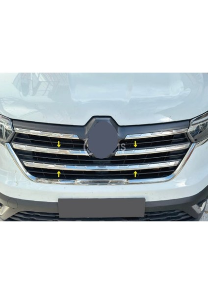Renault Trafic Ön Panjur - Krom (3 Parça) | (2021-2024)