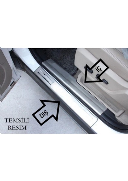 Vw Passat B5 Kapı Eşiği - Krom (4 Parça) | Sd (2000-2005)