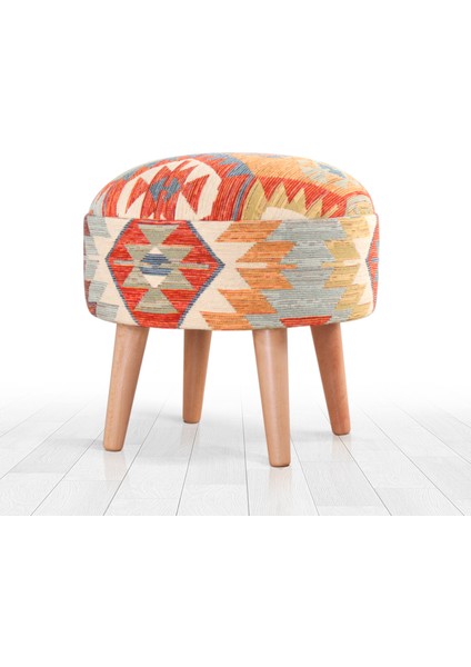 Sefian Kilim Puf - Rustik