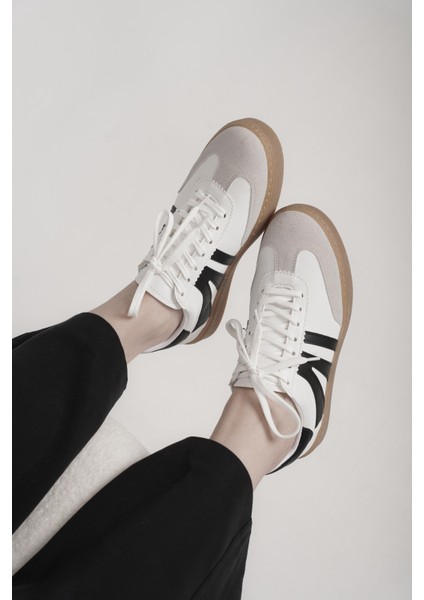 Elisa Kauçuk Taban Kadın Spor Ayakkabı Beyaz