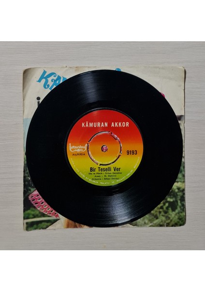 - Bir Teselli Ver - Tövbeler Olsun - 1971 - Dönem Baskı Plak - 45LIK - Kırkbeşlik