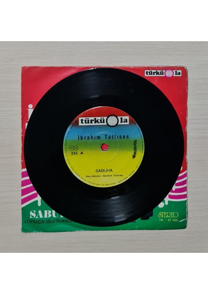 Ibrahim Tatlıses - Sabuha - Ayrılık Kolay Değil - 1979 - Dönem Baskı Plak - 45LIK - Kırkbeşlik