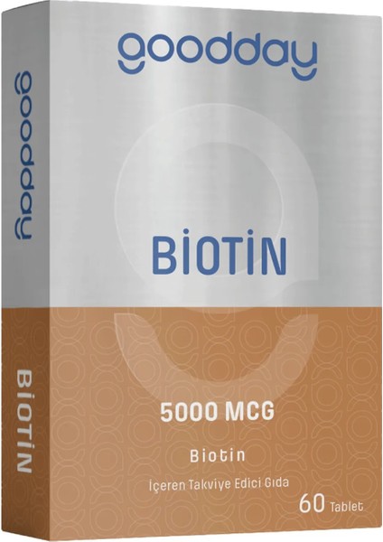 Biotin 5000 Mcg 60 Tablet