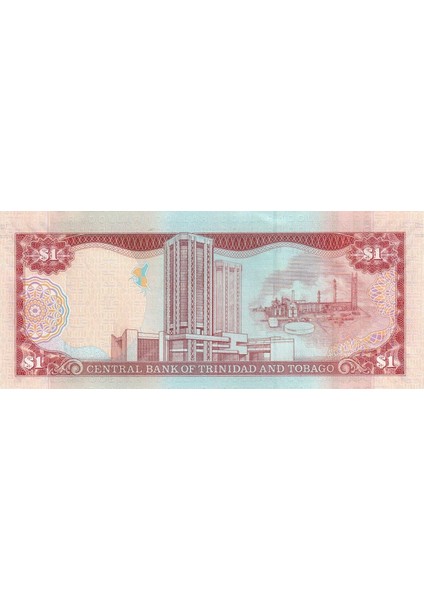 Trinidad ve Tobago, 1 Dolar (2006) P#46 Çil Eski Yabancı Kağıt Para