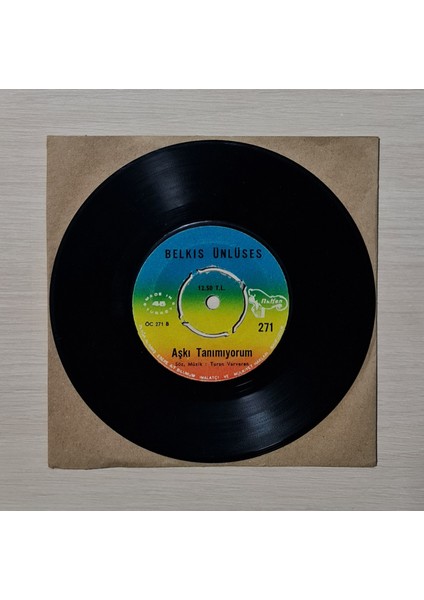 - Aşkı Bir Oyun Sandım - Aşkı Tanımıyorum - 1973 - Dönem Baskı Plak - 45LIK - Kırkbeşlik
