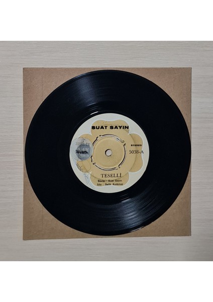 - Teselli - Sevmek Benim De Hakkım - 1975 - Dönem Baskı Plak - 45LIK - Kırkbeşlik