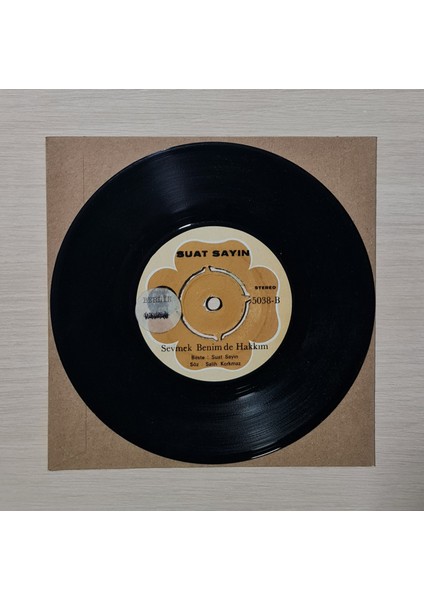 - Teselli - Sevmek Benim De Hakkım - 1975 - Dönem Baskı Plak - 45LIK - Kırkbeşlik fiyatları