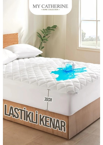 Sıvı Su Geçirmez Kapitone Fitted Full Kenar Tek Kişilik Çift Kişilik Bebek Çocuk Yatak Alez