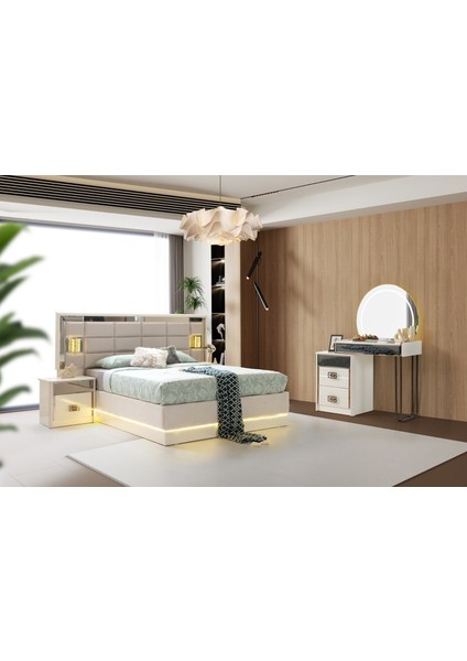 Delü x Mdf Bazalı Yatak Odası