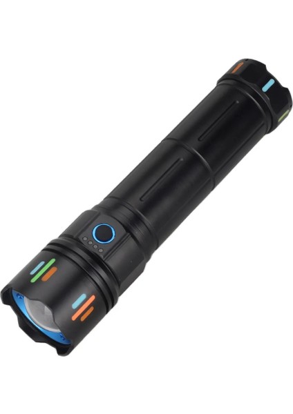 IP54 Su Geçirmez Şarjlı El Feneri – 12000 Lümen, 100W Işık Gücü, Teleskopik Zoom, 9000 Mah Batarya indirimleri
