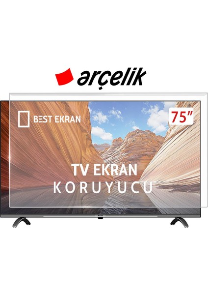 Arçelik 75" Inç 189 Ekran LED OLED QLED Imperıum 7-8-9 Serıes Android 4k-8k Televizyon Tv Ekran Koruyucu fiyatları