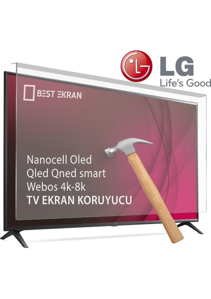 Lg 75UM7600PLB Tv Ekran Koruyucu - Lg 75" Inç 190 Ekran Smart LED Tv Koruyucu fiyatları