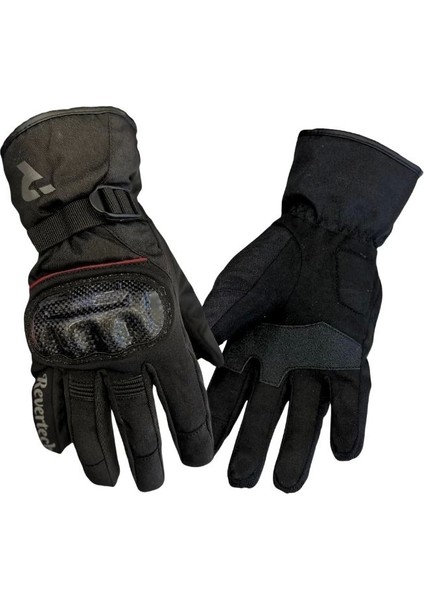 New Siyah-Kırmızı Kışlık Eldiven