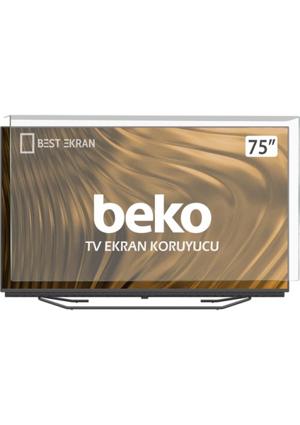 Beko B75D986S Tv Ekran Koruyucu - Beko 75" Inç Tv Ekran Koruyucu
