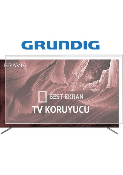 Grundig 75GEU8910G Tv Ekran Koruyucu - Grundig 75" Inç Smart LED Ekran Koruyucu