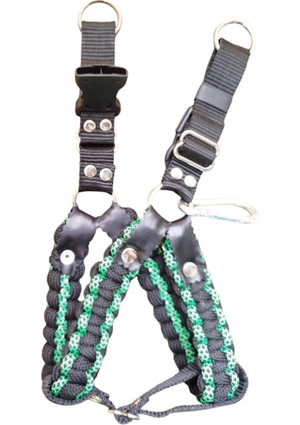 Köpek göğüs tasması küçük ırk paracort örgü göğüs ölçüsü:30-50cm ayarlamalı dog harness GT2-12