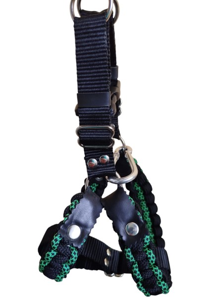 Köpek göğüs tasması küçük ırk paracort örgü göğüs ölçüsü:30-50cm ayarlamalı dog harness GT2-12