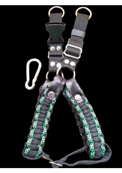 Köpek göğüs tasması küçük ırk paracort örgü göğüs ölçüsü:30-50cm ayarlamalı dog harness GT2-12