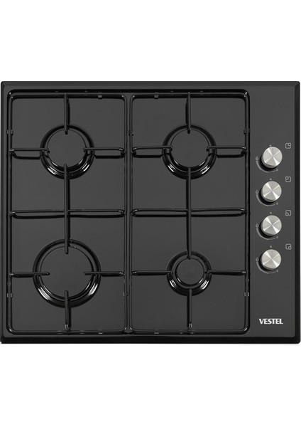 AO-6004 Ys-Dg 60 cm 4 Gözü Gazlı Ankastre Ocak