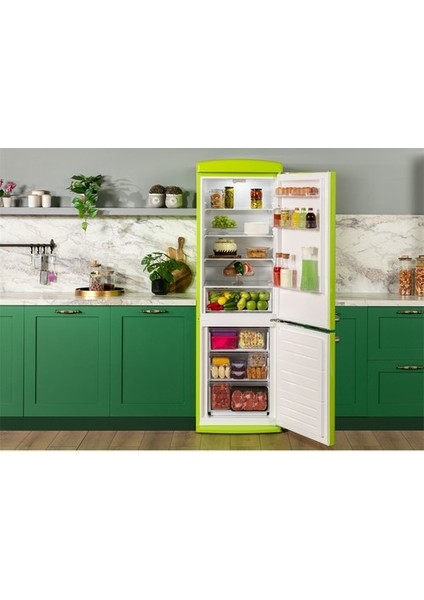 St 37022 Yeşil 340 Lt Çift Kapılı Buzdolabı modelleri