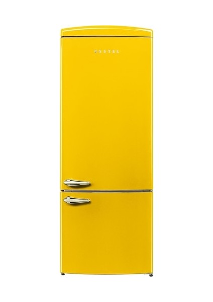 Retro NFK52111 Sarı 471 Lt No-Frost Buzdolabı