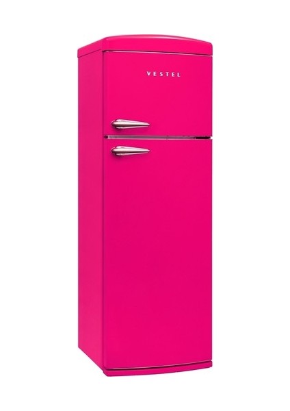 Retro SC32111 Pembe Statik Buzdolabı