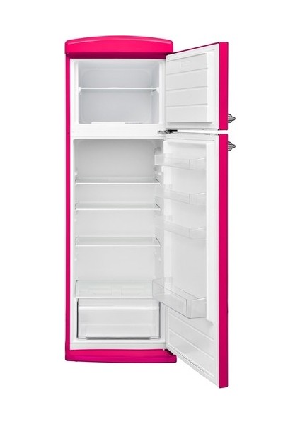 Retro SC32111 Pembe Statik Buzdolabı
