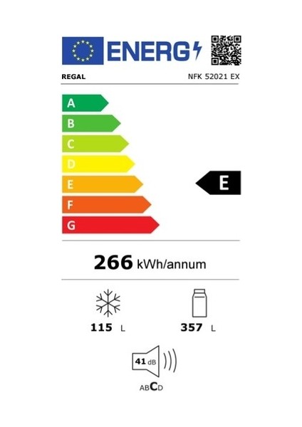 Nfk 52021 Ex 471 Lt No Frost Buzdolabı modelleri