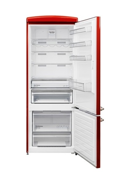 Retro NFK52211 Kırmızı 471 Lt No-Frost Buzdolabı modelleri