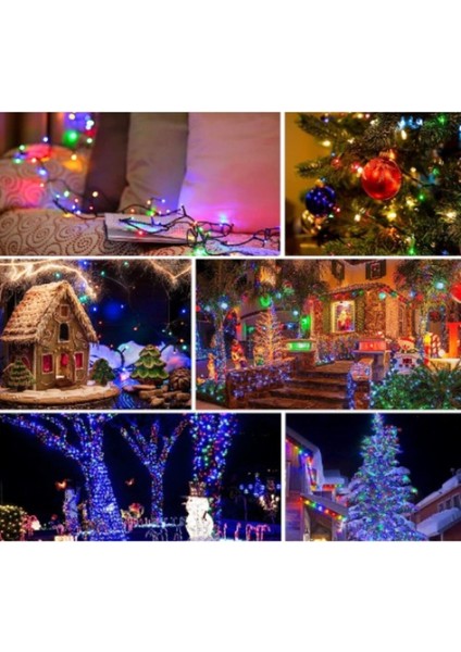 100 LED 11M Solar LED Rgb Işık Güneş Enerjili Bahçe Teras Balkon Ağaç Lambası Aydınlatma fiyatları