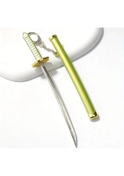 Katana Kılıç Anahtarlık 15.5 cm fıstık yeşili